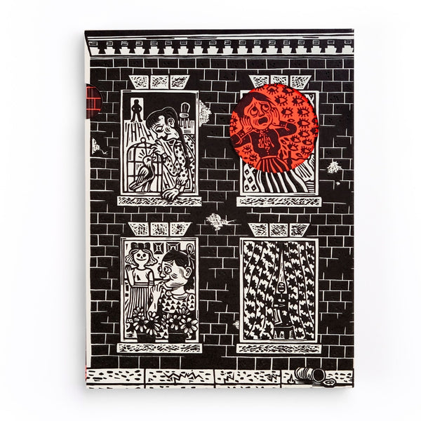 Death is a Room in slipcase on white background, square